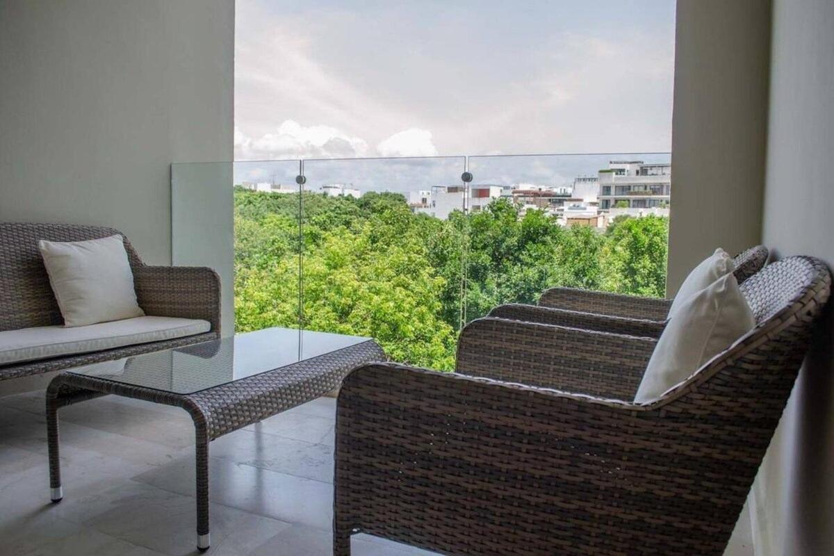 Apartmán 1 Rec. | A Pasos De La Playa | Roof C/Vista Al Mar Playa del Carmen Exteriér fotografie