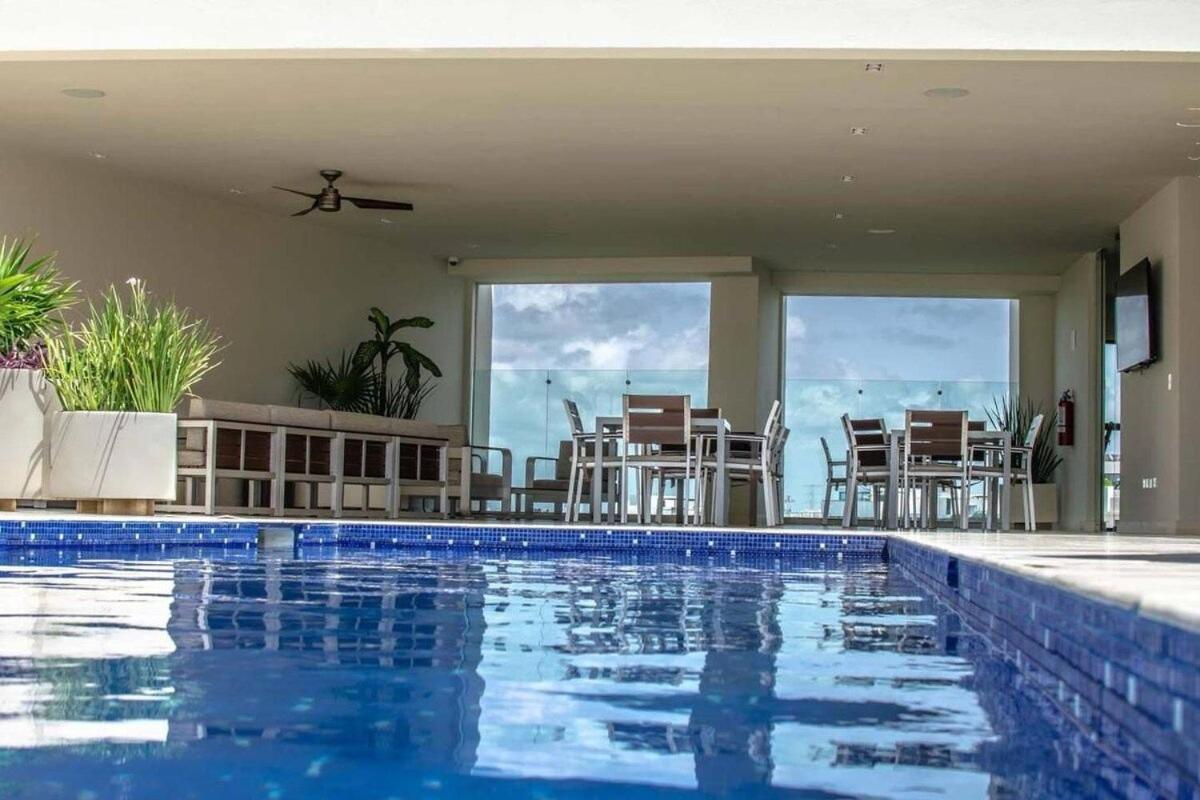 Apartmán 1 Rec. | A Pasos De La Playa | Roof C/Vista Al Mar Playa del Carmen Exteriér fotografie