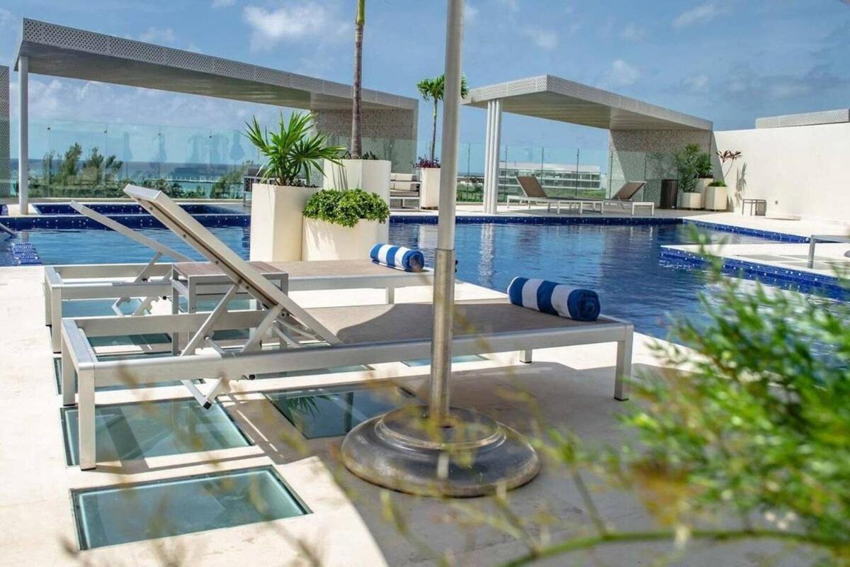 Apartmán 1 Rec. | A Pasos De La Playa | Roof C/Vista Al Mar Playa del Carmen Exteriér fotografie
